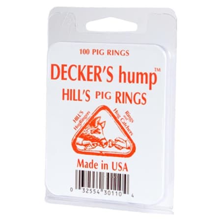 Decker Mfg 1 100 Pack No. 1 Pig Ring